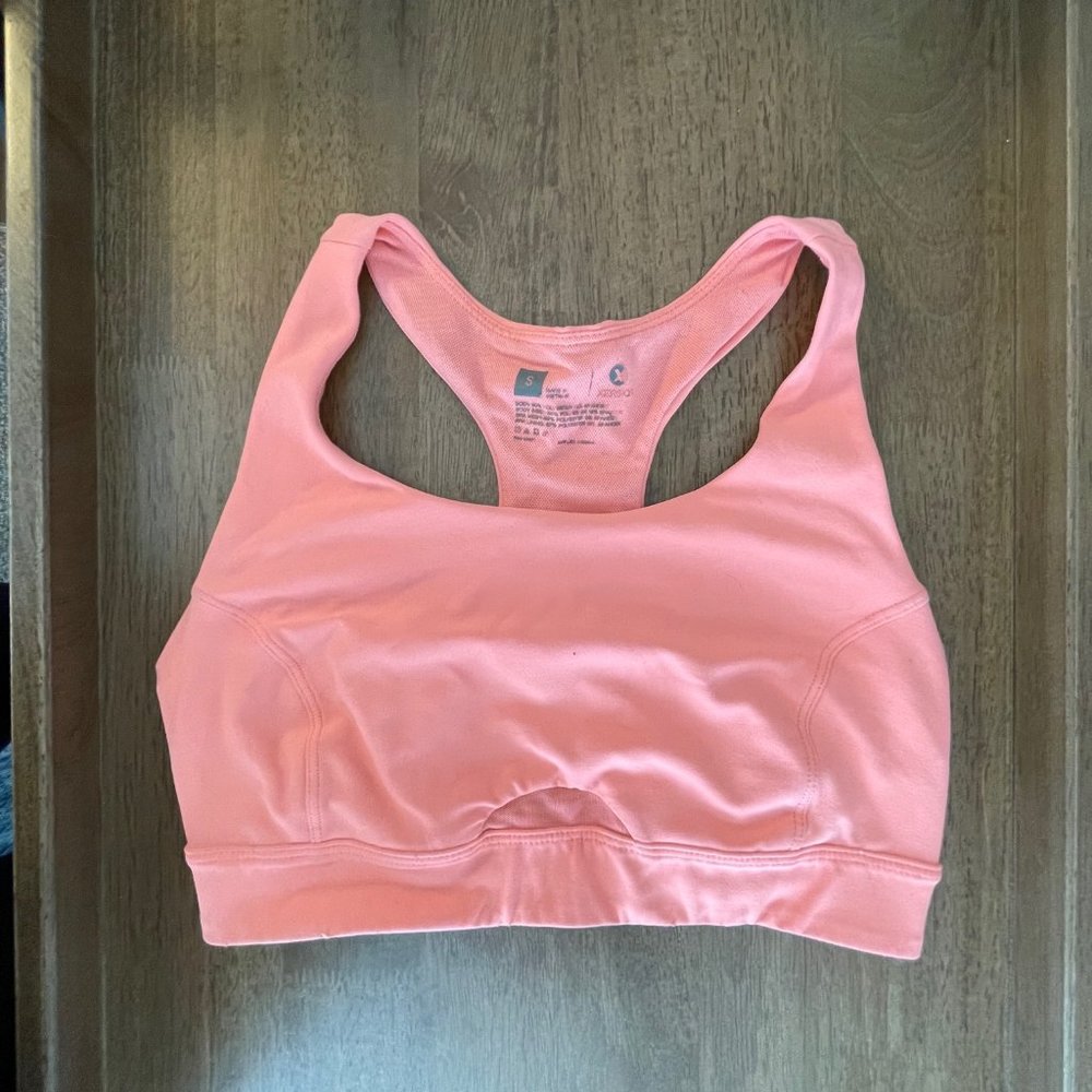 Pink Sports Bra